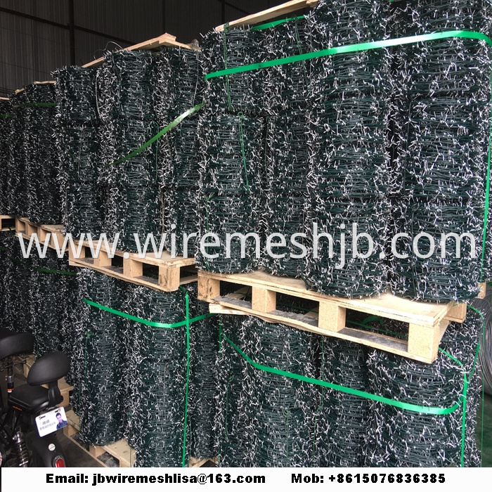 Galvanized and PVC Coated Barbed Wire